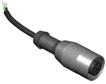 Розетка CS S27-2-H, штекер Прямой с кабелем, для электрического подключения датчиков